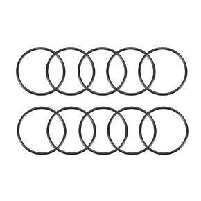 uxcell Nitrile Rubber O-Rings, 48mm OD 43mm ID 2.5mm Width, Metric Sealing Gasket, Pack of 10