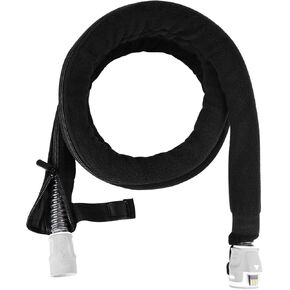 6.3ft CPAP Hose Cover, Compatible with ResMed AirSense 10/11, Soft Tubing Wrap with Full-Length Zip, Protective CPAP Tube Sleeve for Heating Tubing, Essential ResMed Accessory