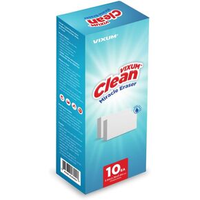 Clean Miracle Eraser Original Cleaning Pads, White, 10 Count, Korea Premium Cleaning Sponge