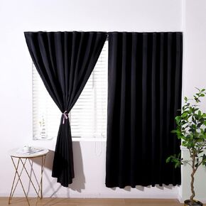 Portable Blackout Blind 120x150cm Blackout Curtains Simple Easy to Stick On Window No Drill Blackout Blind Curtain UV and Sun Protection for Bedroom Office Use(1 Panel 47Wx59L Inch)