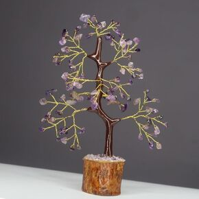 Pyrite Crystal Tree for Money - Money Stone Tree - Certified Original Pyrite Tree - Real Pirate Stone Crystal Tree for Money, Wealth, Abundance, Reiki Healing and Good Luck, Money Magnate Stone