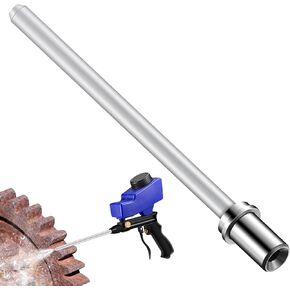 Feekoon Sand Blaster Long Nozzle Attachment, Sandblasting Nozzle Tip Adapter for Spot Blasting, Sandblaster Nozzle Sandblasting Wand Accessory for Sandblaster, Air Compressor, Soda and Walnut Blaster