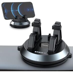 MEIDI Dashboard Phone Holder, Car Phone Holder Mount, Removable Car Cell Phone Cradle, 360°Rotatable Car Mat Compatible with iPhone,Samsung,Android Smartphones