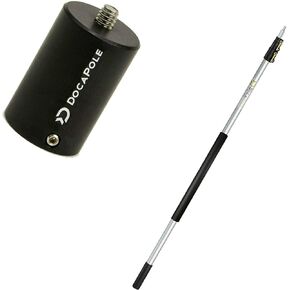 DocaPole Camera Pole Adapter for Camera or Video Camera | Provides Reach for Aerial Photography and Videography | Compatible with Any Threaded Pole