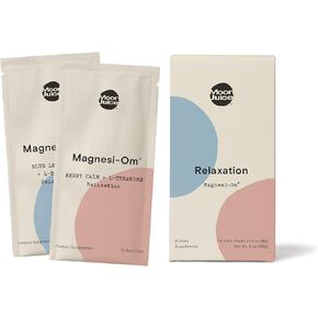 Magnesi-Om by Moon Juice | for Natural Calm, Relaxation, & Regularity | Magnesium Acetyl Taurinate, Magnesium Gluconate, Magnesium Citrate, L-Theanine | Sugar Free Berry Flavor (Sticks, 1 oz.)