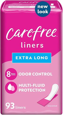 Carefree Panty Liners, Regular Liners, Unwrapped, Unscented, 120ct (Packaging May Vary) in Saudi Arabia