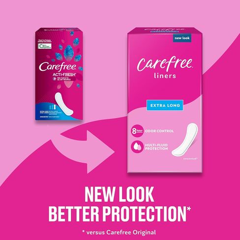 Carefree Panty Liners, Regular Liners, Unwrapped, Unscented, 120ct (Packaging May Vary) in Saudi Arabia
