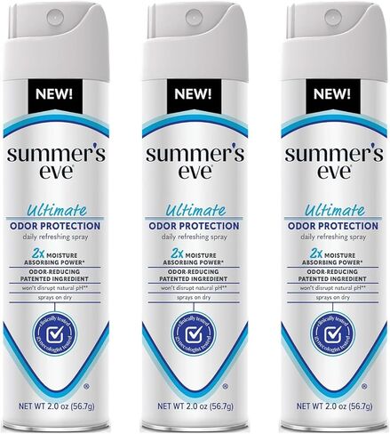 SUMMER'S EVE Feminine Deodorant Spray-Baby Powder, 2 oz. (Pack of 5) in Saudi Arabia
