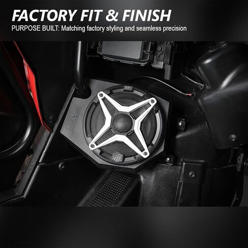 SSV Works RZ4-F65A Front Speaker Pods 2014-2023 Polaris RZR XP1000, XP Turbo, Turbo S Velocity w/SSV Works 6.5" Powersports Speakers in Saudi Arabia