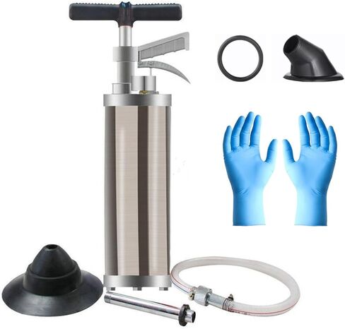 Portable High Pressure Kinetic Toilet Plunger,Air Drain Blaster Pump,with Visual Barometer air Plunger Drain Clog Remover Sink, air Pump for drains,Sink Pump Plunger in Saudi Arabia