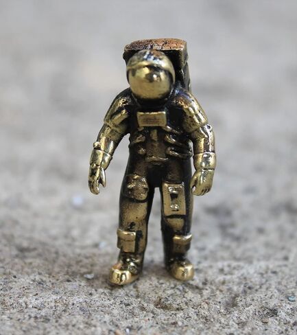 Space Astronaut Figurine Handmade Collectible Small Neil Armstrong Sculpture Miniature in Saudi Arabia