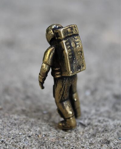 Space Astronaut Figurine Handmade Collectible Small Neil Armstrong Sculpture Miniature in Saudi Arabia