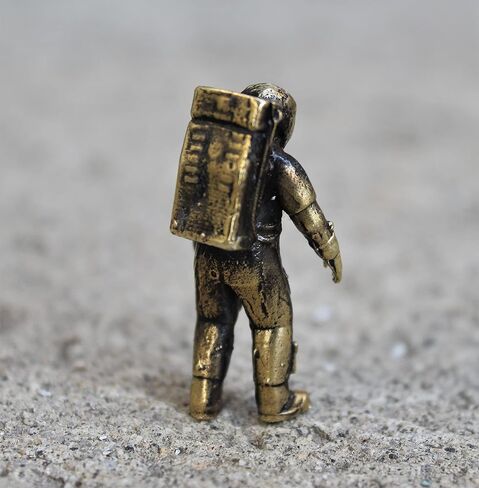Space Astronaut Figurine Handmade Collectible Small Neil Armstrong Sculpture Miniature in Saudi Arabia