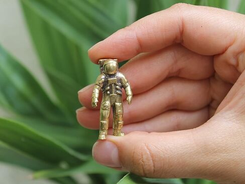Space Astronaut Figurine Handmade Collectible Small Neil Armstrong Sculpture Miniature in Saudi Arabia