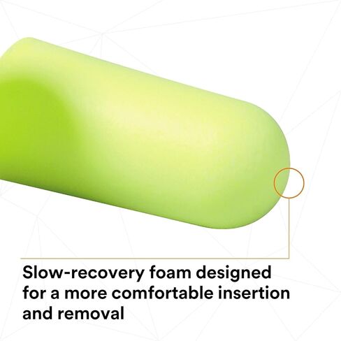 سدادات أذن 3M، 200 زوج/صندوق، E-A-Rsoft Yellow Neons 312-1250، غير سلكية، للاستعمال مرة واحدة، رغوة، NRR 33، حفر، طحن، تصنيع آلي، نشر، سنفرة، لحام، زوج واحد/كيس بولي in Saudi Arabia