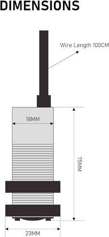 DIHOOL مستشعر القرب الكهروضوئي NPN NO 6-36V DC، وحدة تحكم المحرك الخطي الكهربائي in Kuwait