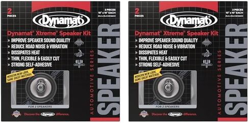 مجموعة سماعات Dynamat Xtreme - خاصية عزل الصوت وتحسين الصوت (عبوة من قطعتين) in Kuwait