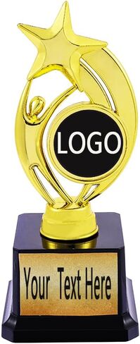 MVP Trophy 6 Inches Acrylic Most Valuable Player Trophy Award Prizes Cup Champion Trophy Medals Chain for Football Basketball Soccer Baseball Tournament League Championship Gift in Saudi Arabia