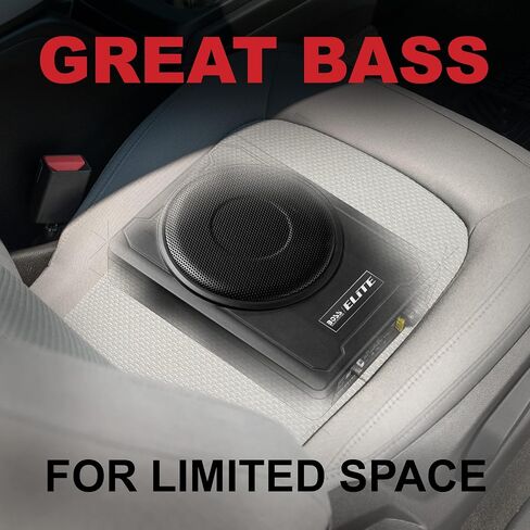 BOSS Audio Systems SLIM10 Elite Series 10 Inch Powered Car Subwoofer - Low Profile, Remote Subwoofer Control, Built in Amp, Under Seat in Kuwait