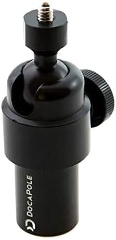 محول عمود الكاميرا DocaPole للكاميرا أو كاميرا الفيديو | يوفر الوصول للتصوير الجوي والفيديو | متوافق مع أي قطب ملولب in Kuwait