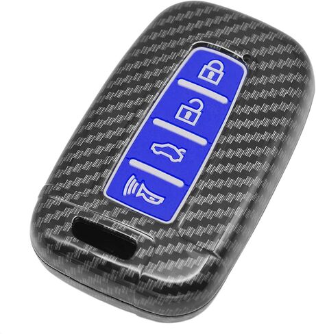 TANGSEN Smart Key Fob Case Compatible with Hyundai Azera Elantra GT EQUUS Genesis Coupe Santa FE Sonata Tucson Veloster KIA Borrego Forte Sorento Soul SPORTAGE 4 Button Keyless Entry Remote Cover in Kuwait