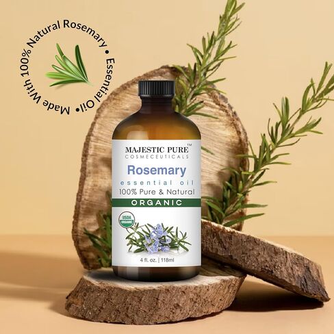 زيت عشبة الليمون العطري العضوي من وزارة الزراعة الأمريكية | زيت عشبة الليمون العضوي 100% | للعلاج بالروائح العطرية والبشرة والشعر والجسم والتدليك والناشر ووصفات DIY| 0.33 أونصة سائلة in Kuwait