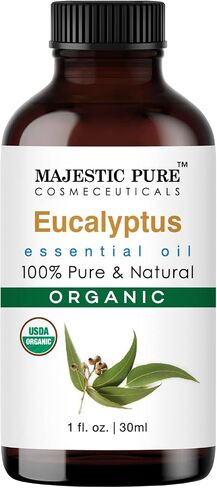 زيت عشبة الليمون العطري العضوي من وزارة الزراعة الأمريكية | زيت عشبة الليمون العضوي 100% | للعلاج بالروائح العطرية والبشرة والشعر والجسم والتدليك والناشر ووصفات DIY| 0.33 أونصة سائلة in Kuwait