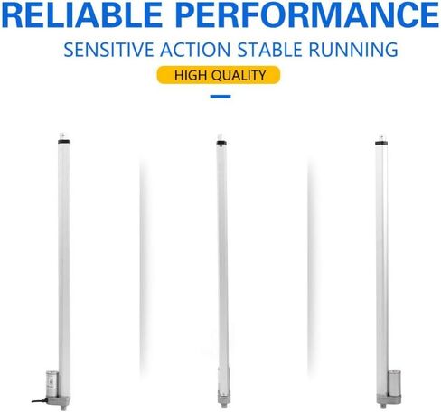 750N المحرك الخطي الثقيلة 150-700mm السكتة الدماغية قوس المحرك الكهربائي 10mm / ثانية لأجهزة السيارات، DC 12V (700mm) in Kuwait