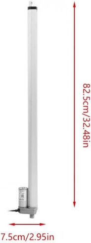 750N المحرك الخطي الثقيلة 150-700mm السكتة الدماغية قوس المحرك الكهربائي 10mm / ثانية لأجهزة السيارات، DC 12V (700mm) in Kuwait