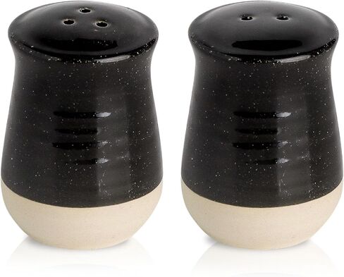 Farmhouse Ceramic Salt and Pepper Shakers Set, Tikooere Blue Vintage Rustic Salt Shakers of 2 for Kitchen and Restaurant Decor, Porcelain Spice Shaker for Compact Cooking,Travel,BBQ in Saudi Arabia