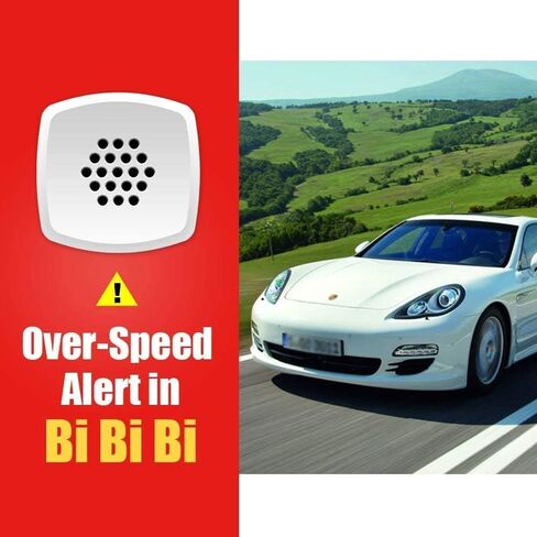 5.5" Universal HUD Head Up Display MPH/KMH GPS Digital Speedometer Over Speed Alarm Tired Driving Warning Windshield Project for All Vehicle Bicycle Motorcycle in Saudi Arabia