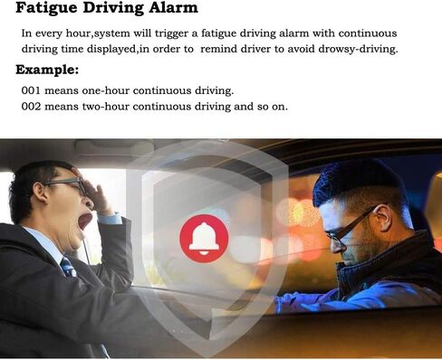 5.5" Universal HUD Head Up Display MPH/KMH GPS Digital Speedometer Over Speed Alarm Tired Driving Warning Windshield Project for All Vehicle Bicycle Motorcycle in Saudi Arabia