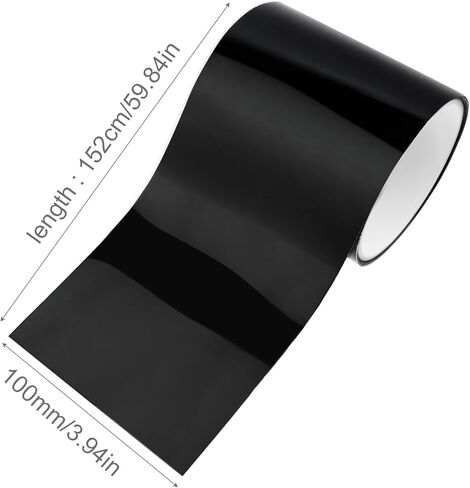 2 قطعة شريط لاصق الثقيلة الأسود 3.94 بوصة x 5ft مقاوم للماء التصحيح شريط عازل لإصلاح الأنابيب/مدخنة/سقف/قارب in Kuwait