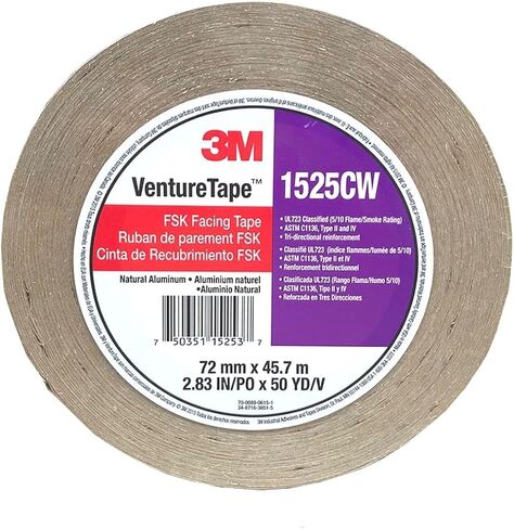 3M 70008906151 VentureTape FSK Facing Tape - 3 in. in Saudi Arabia