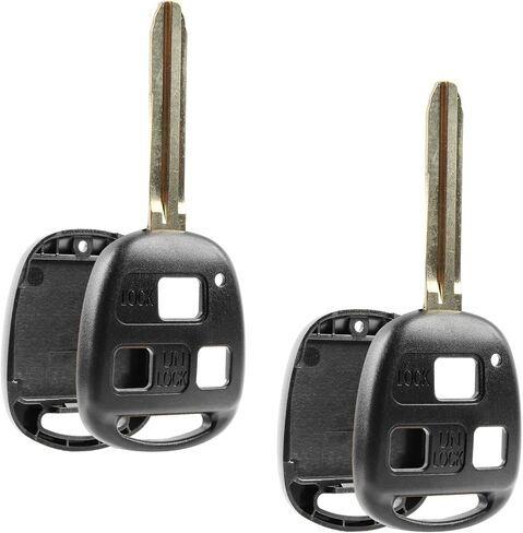 حافظة ووسادة عن بعد للدخول بدون مفتاح من Key Fob تناسب 1998-2007 Toyota Land Cruiser / 2008-2009 Toyota FJ Cruiser (HYQ1512V، 89070-60090)، مجموعة من 2 in Kuwait