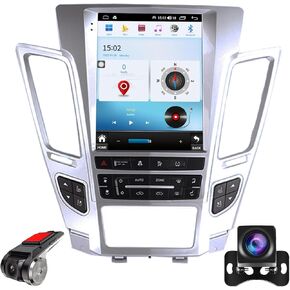 Car Radio Stereo GPS Navigation for Cadillac CTS 2007-2012 Radio Android Auto Car Play Vertical Screen Tesla Style with DSP in Dash Headunit Multimedia Player Car RadioAudio Voice Control