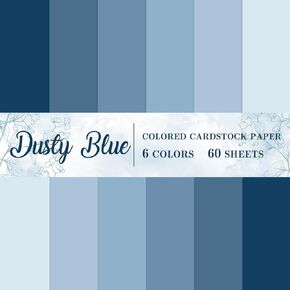 AnyDesign 60 Sheet 8.5 x 11 Inch Sage Green Thick Paper Card Stock 6 Gradient Green Colors Paper Cards Colored Scrapbook Paper for Prints DIY Arts Crafts Making School Office Home Supplies, 92lb