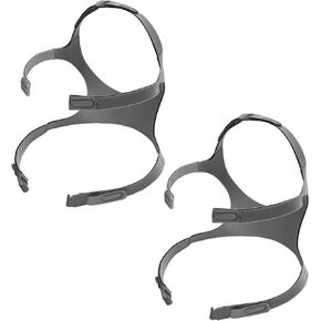 2 Pack Replacement Headgear Compatible with Fisher & Paykel Simplus Nasal Mask, Comfortable Head Strap for Full Face Mask Strap with Clips - M/L