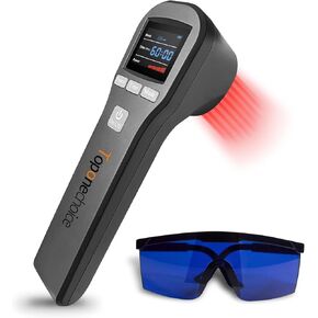 Toponechoice Red Light Therapy Device, 4x808nm+16x650nm, Infrared Red Light Therapy for Body Pain Relief, Knee Feet Back Leg Muscle Relax, Red Light Therapy Machine for Human Body and Pets Dogs Horses