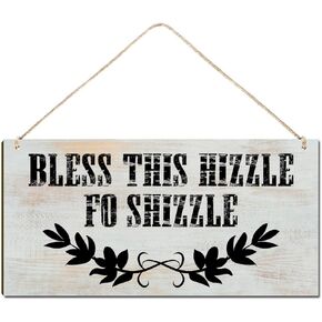 Welcome Sign for Front Door Outside Funny Wooden Door Sign For Front Porch Decor Audacity Definition House Warming Gift Funny Sign Decorations Rustic Farmhouse Wall Pediments Art Decor(12 x 6) Inch