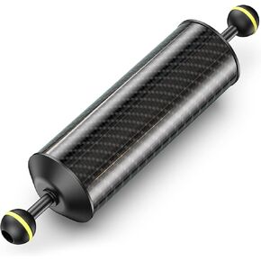 Sea frogs D60mm, 10'', Carbon Fiber Float Arm for Ultralight, Aquatic Arm, Buoyancy Provided 410g, Underwater Camera System Diving Tray Video Light/Strobe GA-7