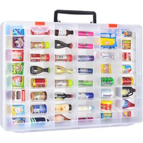 ADAME Collector Case Compatible with Mini Brands 5 Surprise Series 1 2 3 4 Mystery Capsule Real Miniature Collectible Toy Shopkins Littles Mart Toys Storage Organizer Container(Box Only)