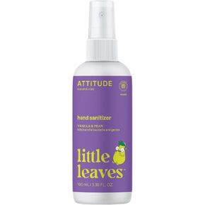 ATTITUDE Hand Sanitizer Spray for Kids, Perfect Travel Size Format, Kills Bacteria and Germs, Vegan and Cruelty-Free, Vanilla and Pear, 3.5 Fl Oz in Kuwait