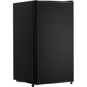 Compact Mini Refrigerator With Freezer - 3.2 Cu.Ft Capacity, Reversible Doors, Adjustable Thermostat, Single Freezer Design for Bedroom, Apartment, Office black U.S. regulations, Black