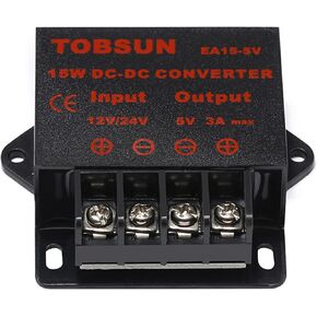 MGGi DC/DC Voltage Reducer Converter Regulator 12V 24V Step Down to 6V 10A 60W,Converter Regulator DC to DC Power Supply Module Buck Transformer,Waterproof Voltage Reducer,for Golf Cart,Forklifts,Car