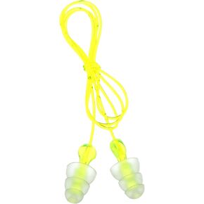 3M Tri-Flange Earplugs P3000, Corded
