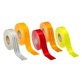 3M Diamond Grade Conspicuity Markings 983-10, White, DOT, 2 in x 50 yd, kiss-Cut Every 12 in