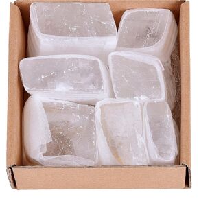 CNYANFEI 1.1Lb Yellow Calcite Raw Crystal Bulk Orange Crystal Calcite Stone Raw Honey Calcite Rough Stone Real Crystal for Healing Chakra Reiki Home Decor