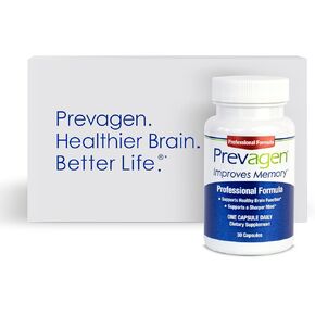 Prevagen Improves Memory - Professional Strength 40mg, 30 Capsules |3 Pack| with Apoaequorin & Vitamin D with Attractive and Stackable Storage Box | Brain Supplement for Better Brain Health