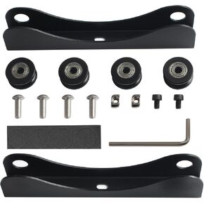 FYSETC 3D Printer Metal Filament Spool Holder - Adjustable Filament Stand Mount Rack: 0.5-5KG 3D Printing Material Roller Separated Brackets Fit All Spool Sizes Types Filament PLA PETG ABS - 1 Pack